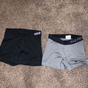 Nike biker athletic shorts.